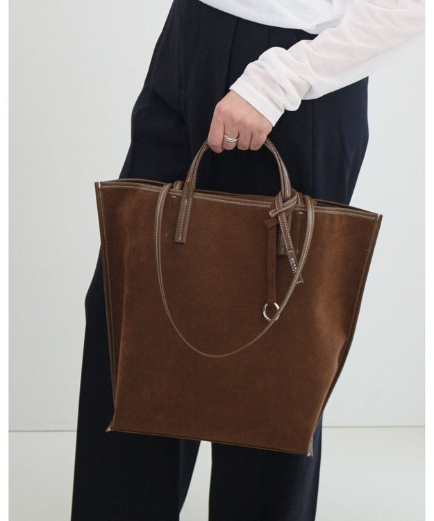 MORROW by thank 【A4サイズ収納可/軽量】VIVIAN MIDDLE ASスエード　ブラウン