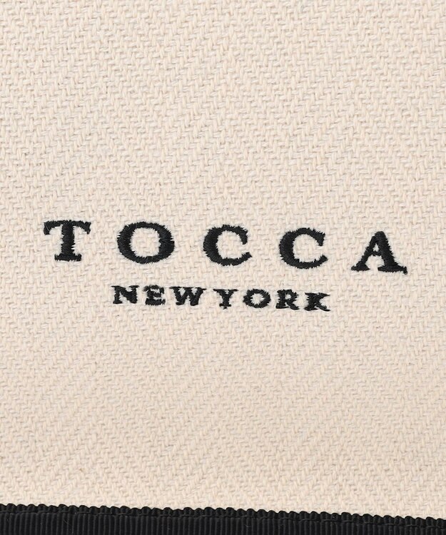 TOCCA 【A4サイズ対応】TRIM RIBBON CANVASTOTE トートバッグ ブラック系