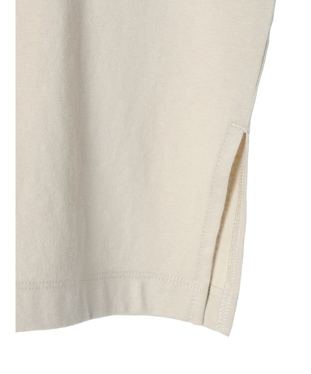 Green Parks シンプルフェミニンロゴチュニック Light Beige