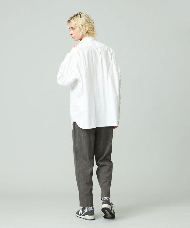 J.PRESS YORK STREET 【UNISEX】シャンブレーワークシャツ ホワイト系