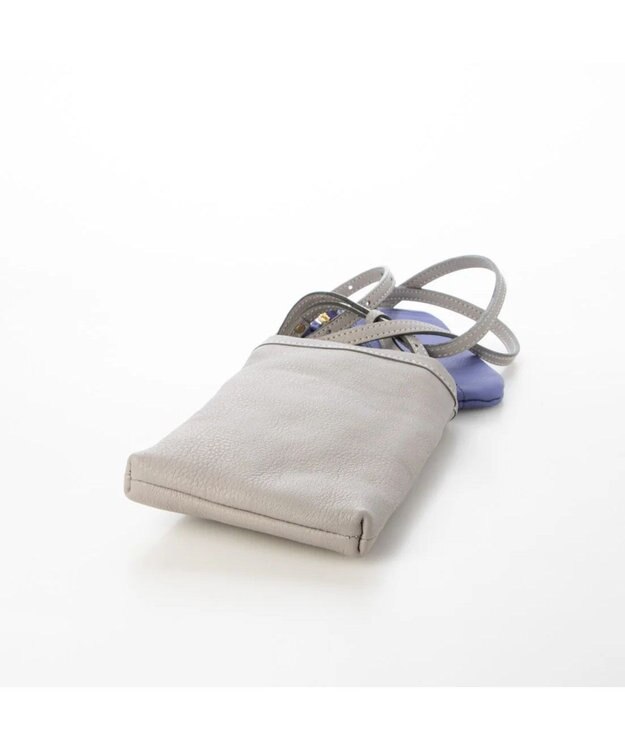 UNBILLION perche フラグメントケース付きモバイルショルダー ライトグレー