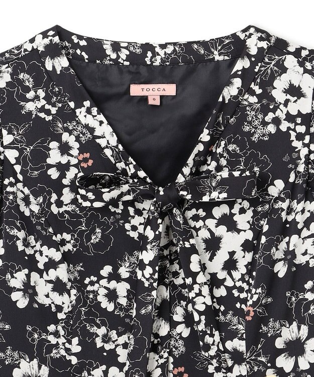 TOCCA 【洗える】FLOWER ROAD ドレス ブラック系5