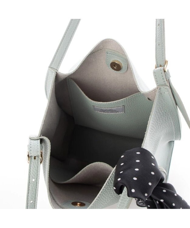 UNBILLION cachecache チェンジスカーフA4縦型トートバッグ サックスブルー