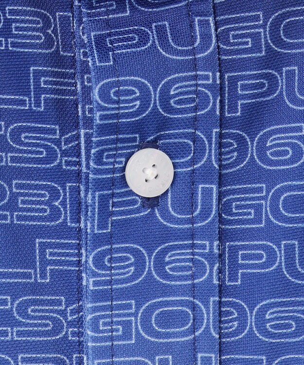 23区GOLF 【MEN】【キングサイズ/UVケア/吸水速乾】グラデーションロゴ 半袖ポロシャツ ダルブルー系5