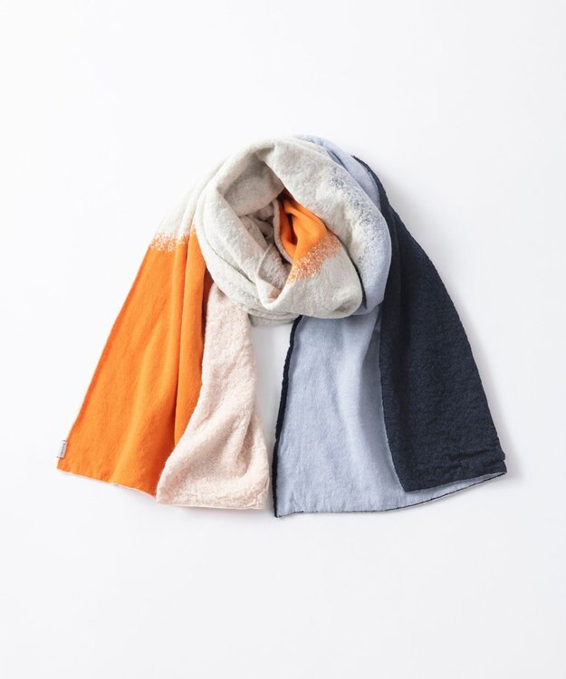 TRICOTE グラデーションマフラー 65ORANGE