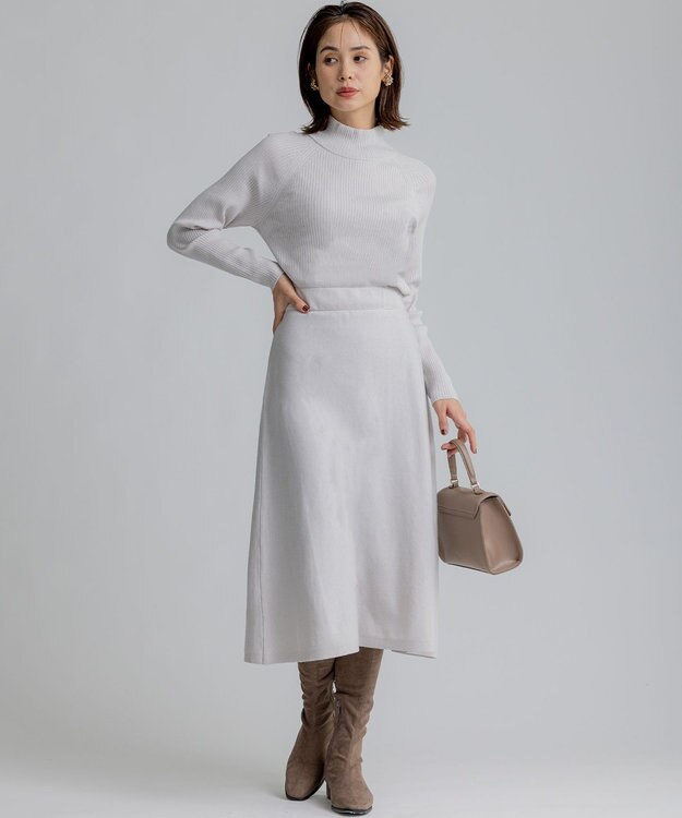 組曲 L 【2SET・WEB限定】ジレワンピースセット ライトグレー系