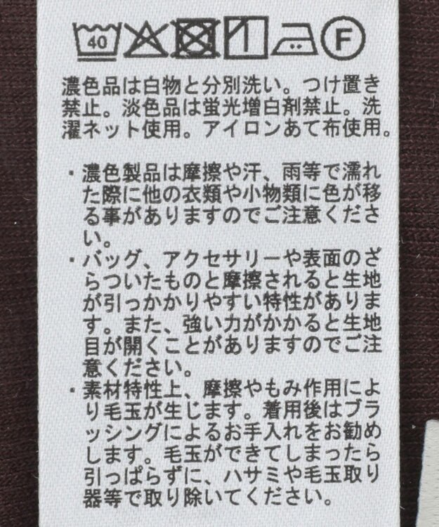 earth music&ecology レイヤードシアープルオーバー Brown