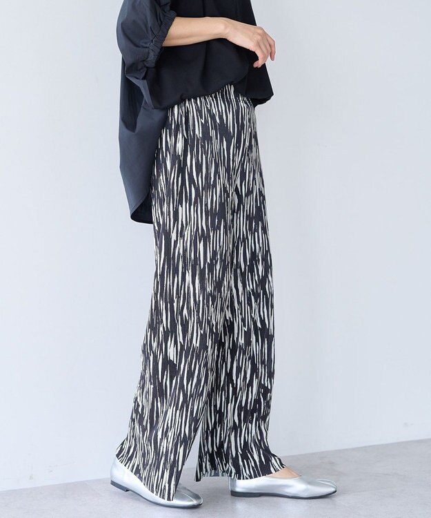 AMERICAN HOLIC セルフカットプリーツイージーパンツ A