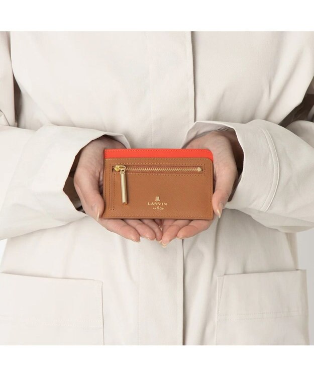 LANVIN en Bleu リュクサンブールカラー フラグメントケース ブラウン
