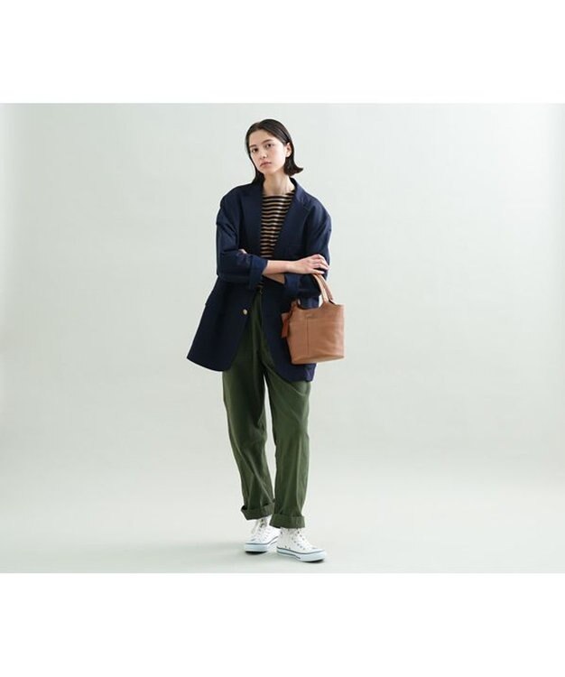 genten タスカ バケツ型トート グレージュ