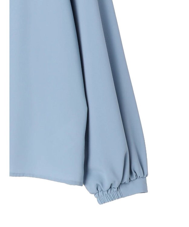 earth music&ecology フリルスリーブブラウス Blue