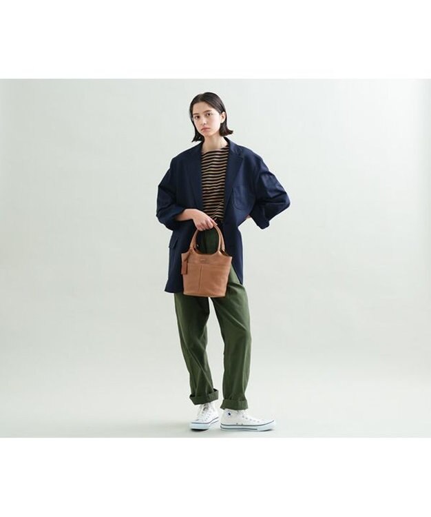 genten タスカ バケツ型トート グレージュ