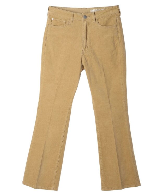 AMERICAN HOLIC コーデュロイフレアパンツ Beige