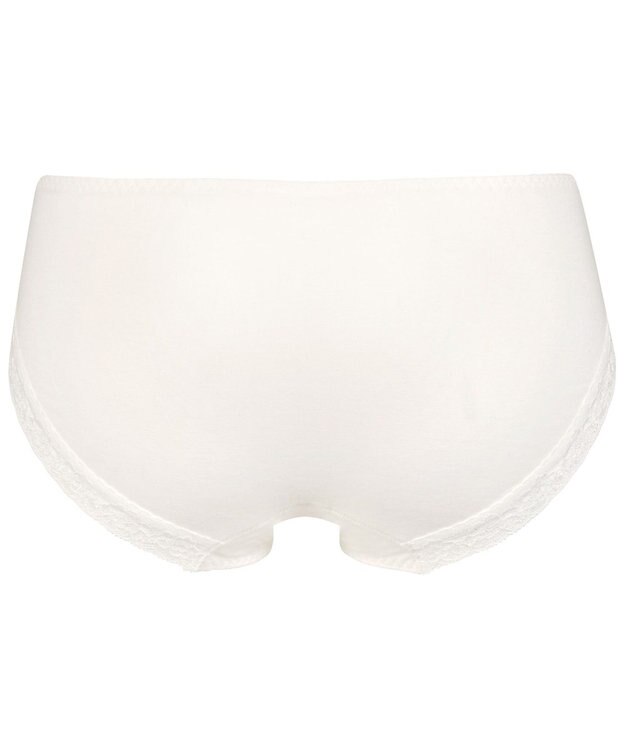 Wing 【ナチュラルフィットブラ】 ペアショーツ 身生地部綿混 はきこみ丈あさめ KF3320 ウイング／ワコール アイボリー