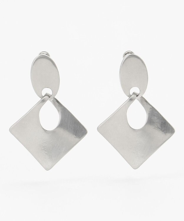 自由区 【カタログ掲載】オリエンタルハング イヤリング マットシルバー