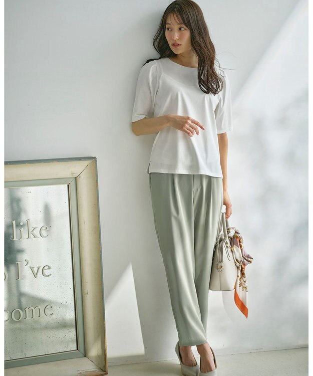 ANY SIS L 【UVカット・接触冷感・撥水・汗ジミ防止】プレーティングジャージー タックスリーブ カットソー オフ