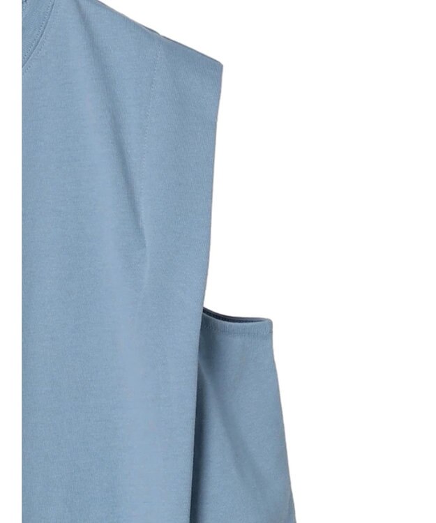 Green Parks ・ＳＵＧＡＲ　ＳＰＯＯＮ　ショルダータックフレンチＴシャツ Blue