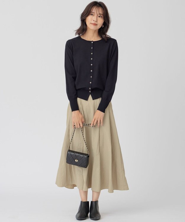 23区 ポインテッドトゥ ブーティー ブラック系