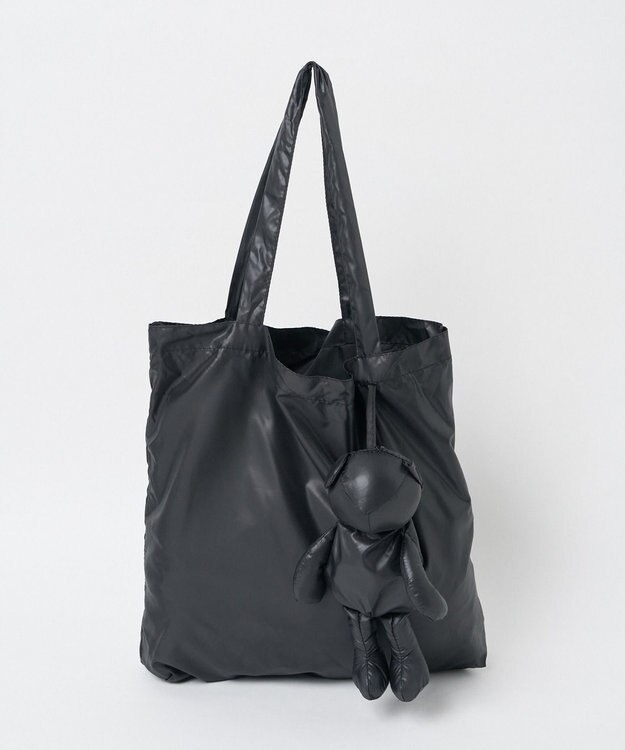 WEGO ぬいぐるみトートバッグ ブラック