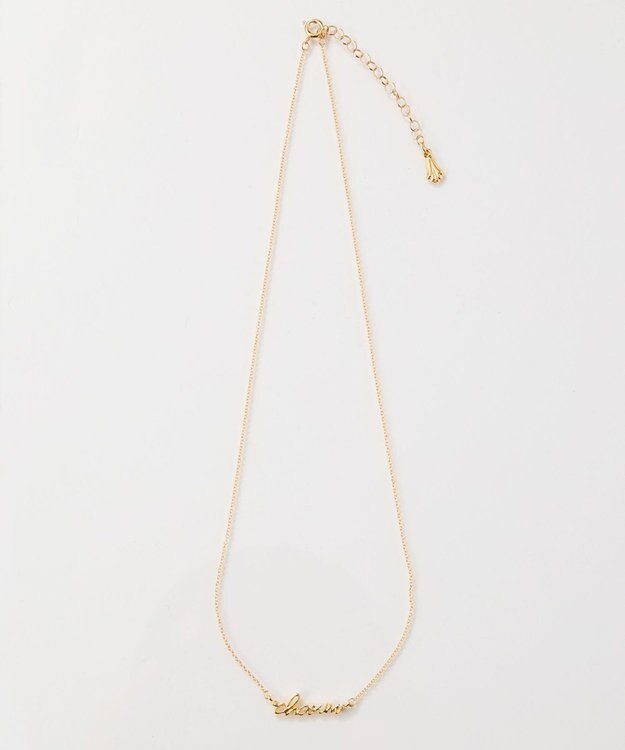 Phoebe ラッキーレターネックレス(チャーム) ゴールド