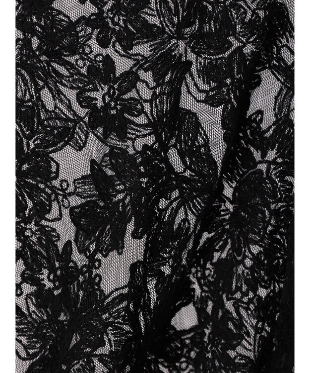 Green Parks ・ＳＵＧＡＲ　ＳＰＯＯＮ　２ｗａｙ刺繍レースベスト Black