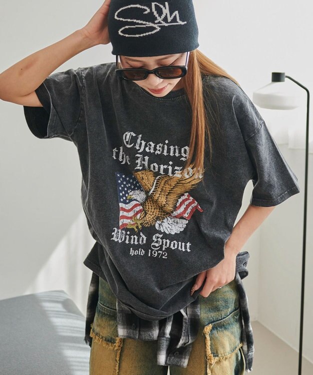 WEGO ヴィンテージウォッシュグラフィックBIGT 柄2