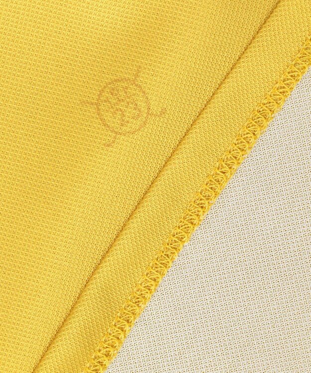 23区GOLF 【WOMEN】ワッペンプリント鹿の子シャツ キャメル系