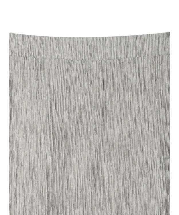Green Parks メランジプリーツＩラインスカート Gray Beige