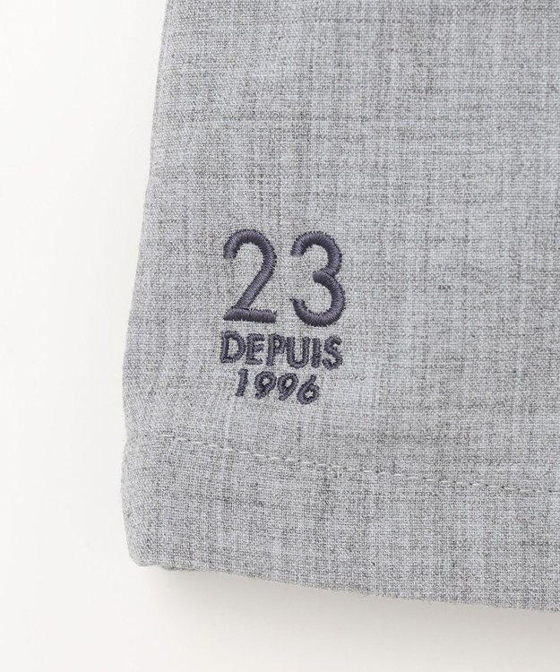 23区GOLF 【WOMEN】ベルト付き プリーツスカート ライトグレー系