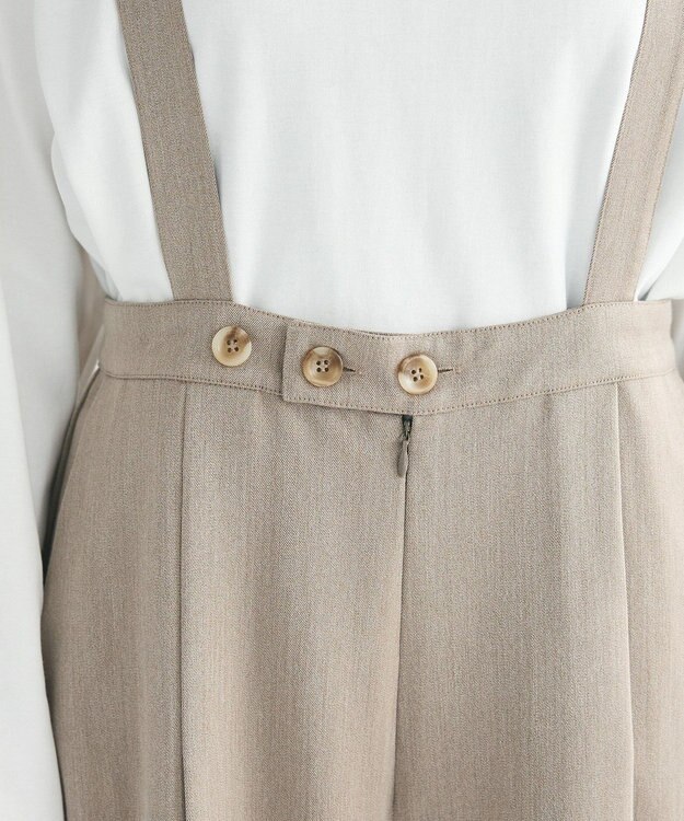 CRAFT STANDARD BOUTIQUE ベルト付きオールインワン Beige