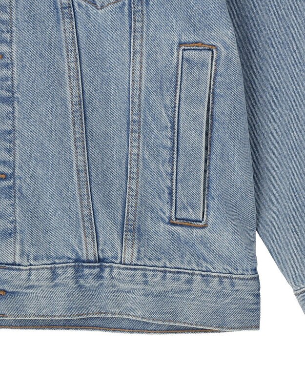 AMERICAN HOLIC ロング丈デニムジャケット Light Indigo