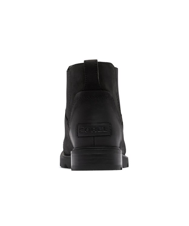 SOREL エミリー３チェルシー　ウォータープルーフ Black, Black