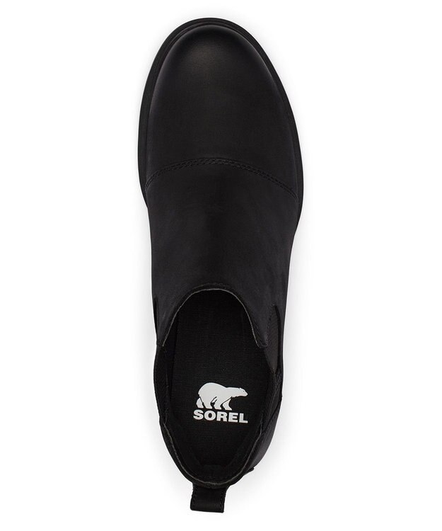SOREL エミリー３チェルシー　ウォータープルーフ Black, Black