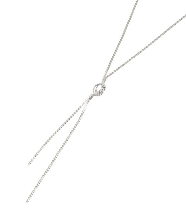 AMERICAN HOLIC ノットチェーンネックレス Silver