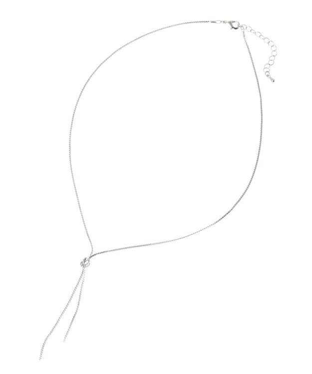 AMERICAN HOLIC ノットチェーンネックレス Silver