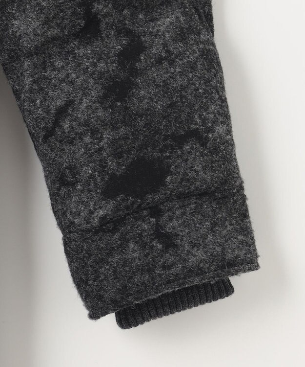 JOSEPH ABBOUD MOUNTAIN 【イタリア素材/ECOファー/9ポケット/ダウン/男女兼用】スライバーカモフラージュ　ダウンコート グレー系7