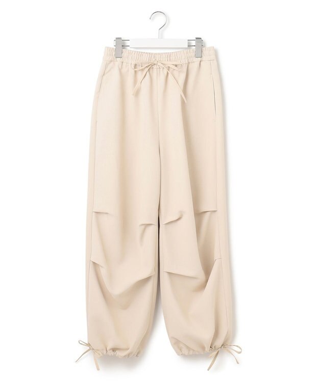 J.PRESS YORK STREET 【WOMEN】ジャージライクツイル ジョグパンツ アイボリー系