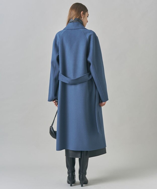 ICB WoolRever  ロングコート ブルーグレー