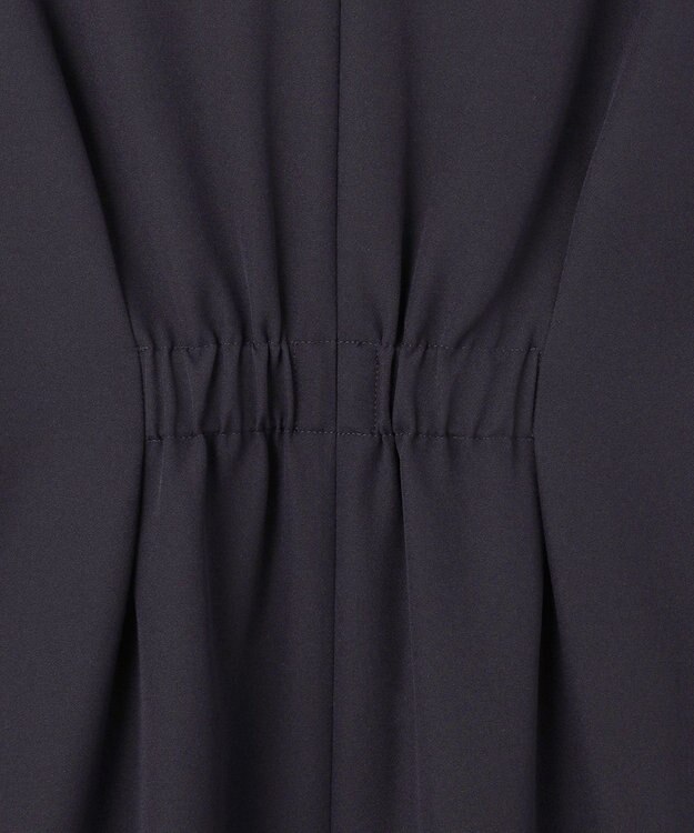 ANY SIS L 【優木まおみさんコラボ】秒映えセレモニー ブラウス × ジャンパースカート オフ×ネイビー