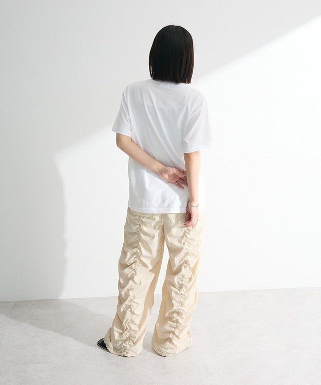 Green Parks ・ＳＵＧＡＲ　ＳＰＯＯＮ　配色ｓｔギャザーパンツ Ivory