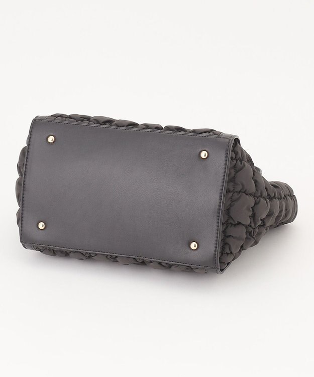 LA BAGAGERIE ポップコーンキルト2WAYトート Mサイズ ブラック