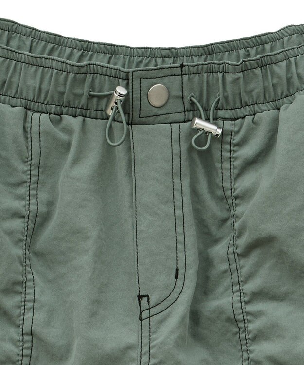 Green Parks ・ＳＵＧＡＲ　ＳＰＯＯＮ　配色ｓｔギャザーパンツ Green