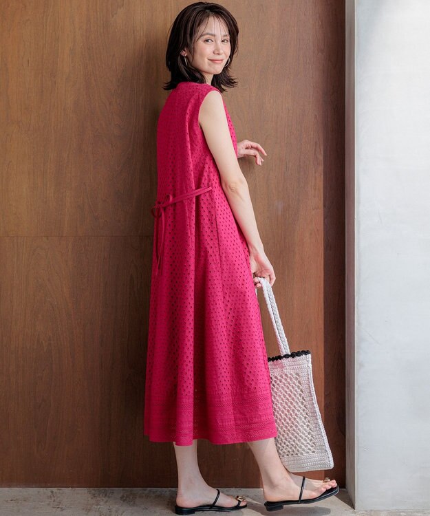 組曲 【先行予約】エンブロイダリーレース ワンピース チェリーローズ系