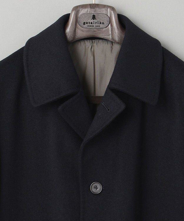 GOTAIRIKU ウールカシミヤビーバー_ステンカラー ネイビー系8