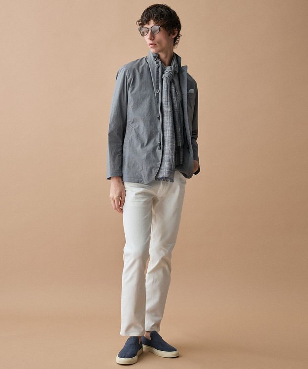 JOSEPH ABBOUD 【軽量/ストレッチ】アクティブレジャー ジャケット ライトグレー系