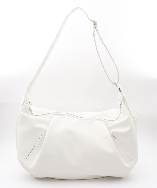WEGO 【ユニセックス着用ITEM】タックポケットBIGショルダー ホワイト