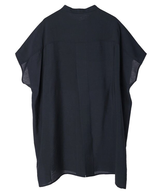 AMERICAN HOLIC ブザムフレンチスリーブバックオープンチュニック Navy