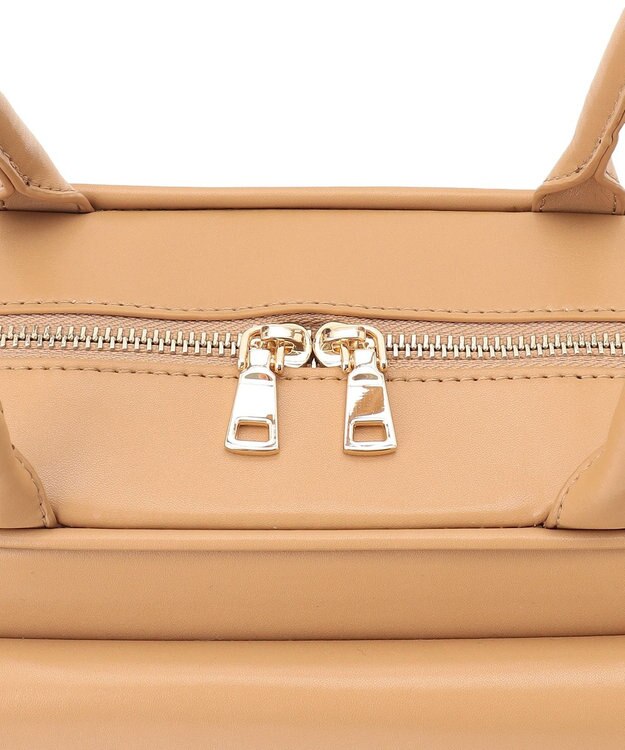 23区 【先行予約】フラップポケット ボストンバッグ キャメル系