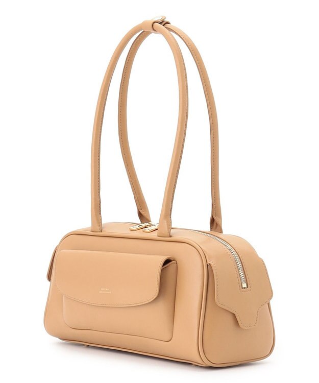 23区 【先行予約】フラップポケット ボストンバッグ キャメル系