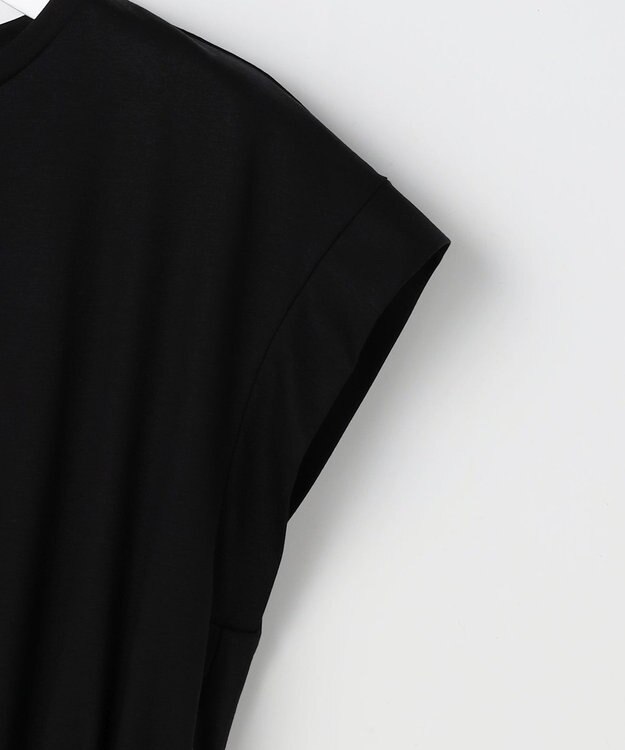 ANY SIS ファブリックドッキング ワンピース ブラック×ブロックチェック